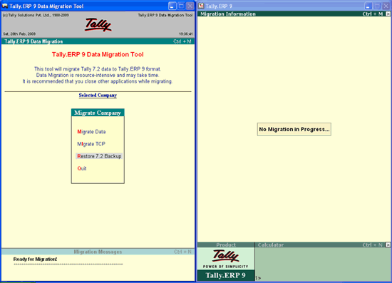 Tally 4.5 To 7.2 Migration Tool