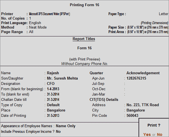 Where To Get Form 16 Of Previous Years