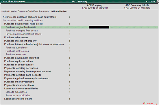 How To Prepare Cash Flow Statement In Tally