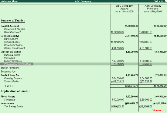 Using Scenarios In Statements And Reports