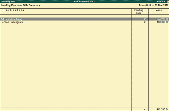 pending-purchase-bill-summary