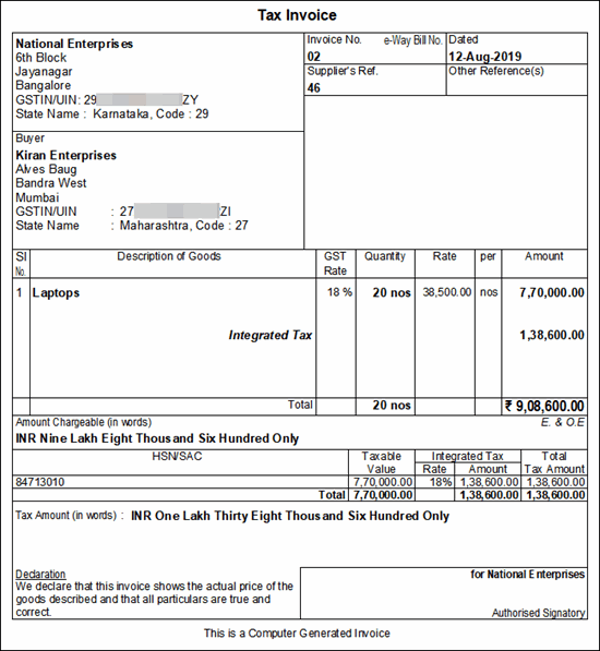 e-Way Bill