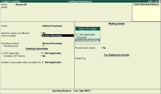 Travelling Expenses Under Which Head In Tally