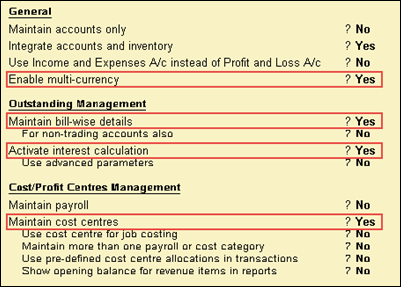 Casting in Accounting