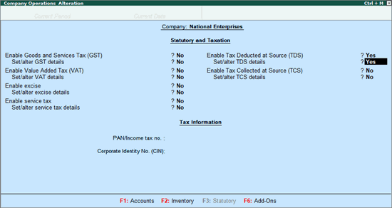 tds assignment in tally erp 9