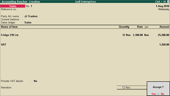 How to Account for Tax When Delivery of Goods and Sales are in ...