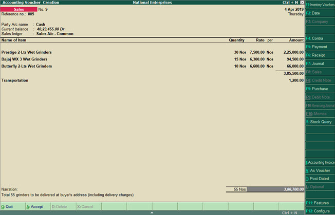 Sales Discount Journal Entry In Tally