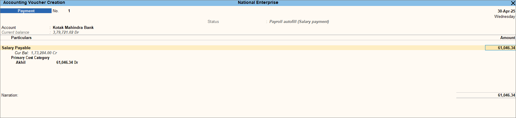 Accrual-salary-payment-vch