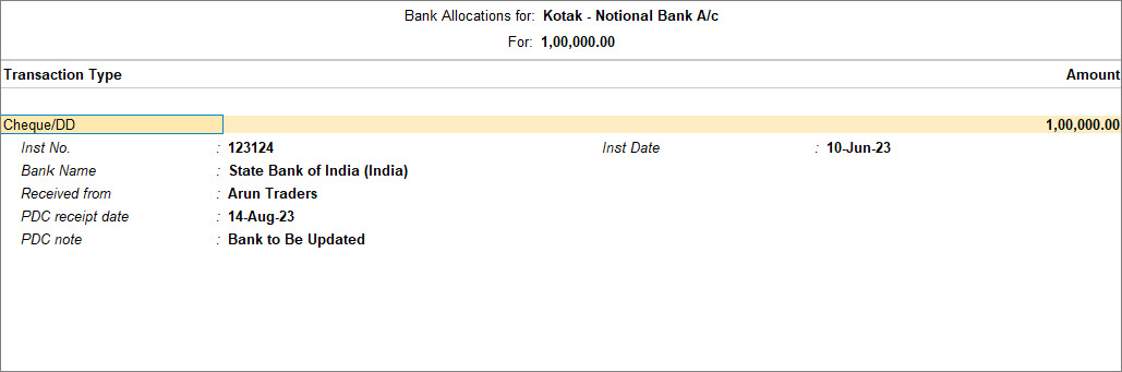 How to Check I have Paid intimation & Post Collection entries?