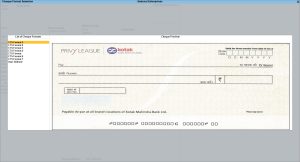 How to do Cheque Payment, Printing and Configuration in TallyPrime