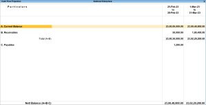How to View Cash Flow and Cash Flow Projection Reports in TallyPrime ...