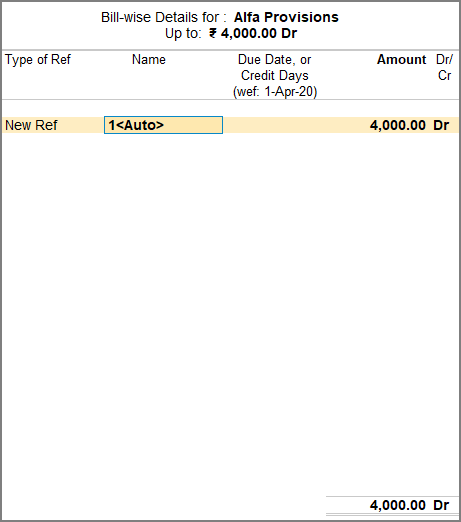 Naming Conventions for Vouchers without Unique Invoice Numbers