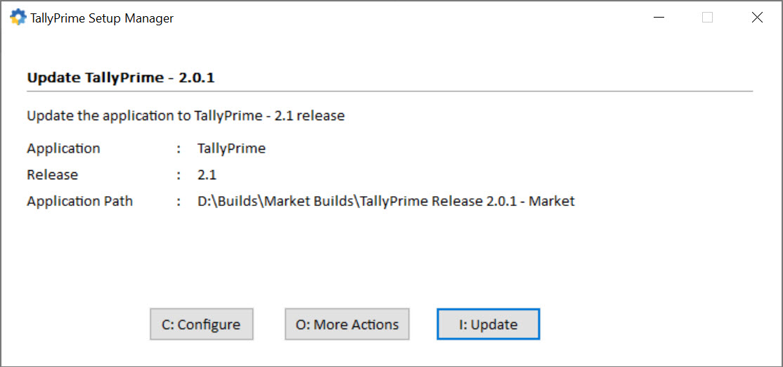 Update TallyPrime to the Latest TallyPrime Release