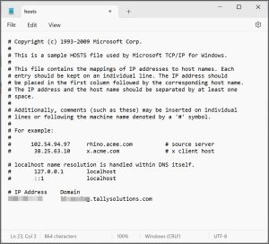 hosts-file