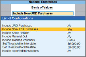 Selection of registered and unregistered dealers