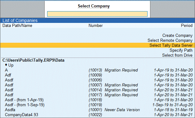 How To Access Company Data From TallyPrime Server TallyHelp How To Access Company Data From TallyPrime Server TallyHelp