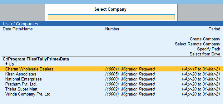 how to migrate from tally 7.2 to 9 erp in pirated version