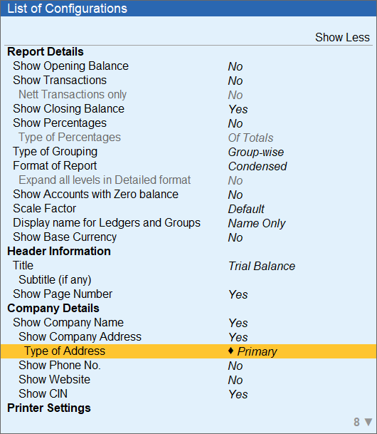 How To Change Invoice Printing Size In Tally Prime