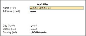 address-in-arabic