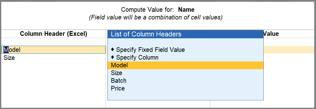 Compute Value by Combining Cell Values
