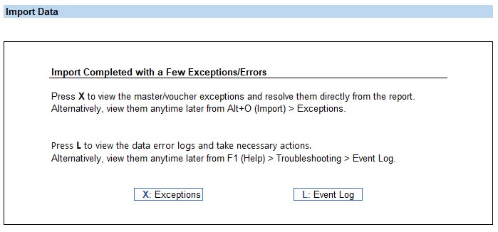 Exceptions and Errors