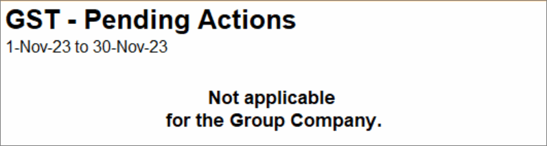 Group Company has No Access Allowed