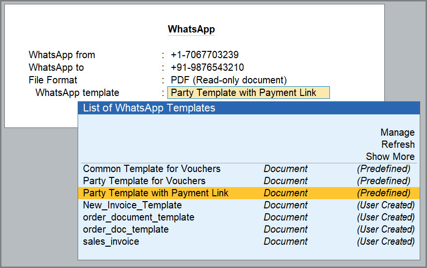 whatsapp-party-template-with-payment-link