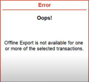 offline-export-not-available