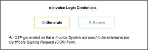 e-Invoice-login-credentials