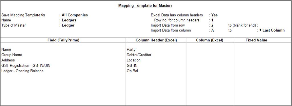 How to Use Mapping Templates for Importing Data | Additional Import ...