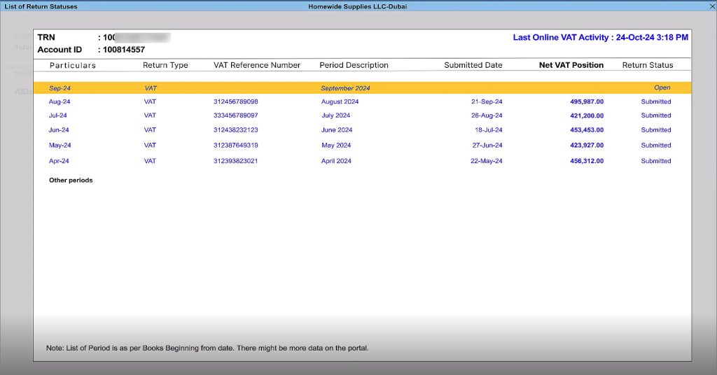 list-of-return-statuses