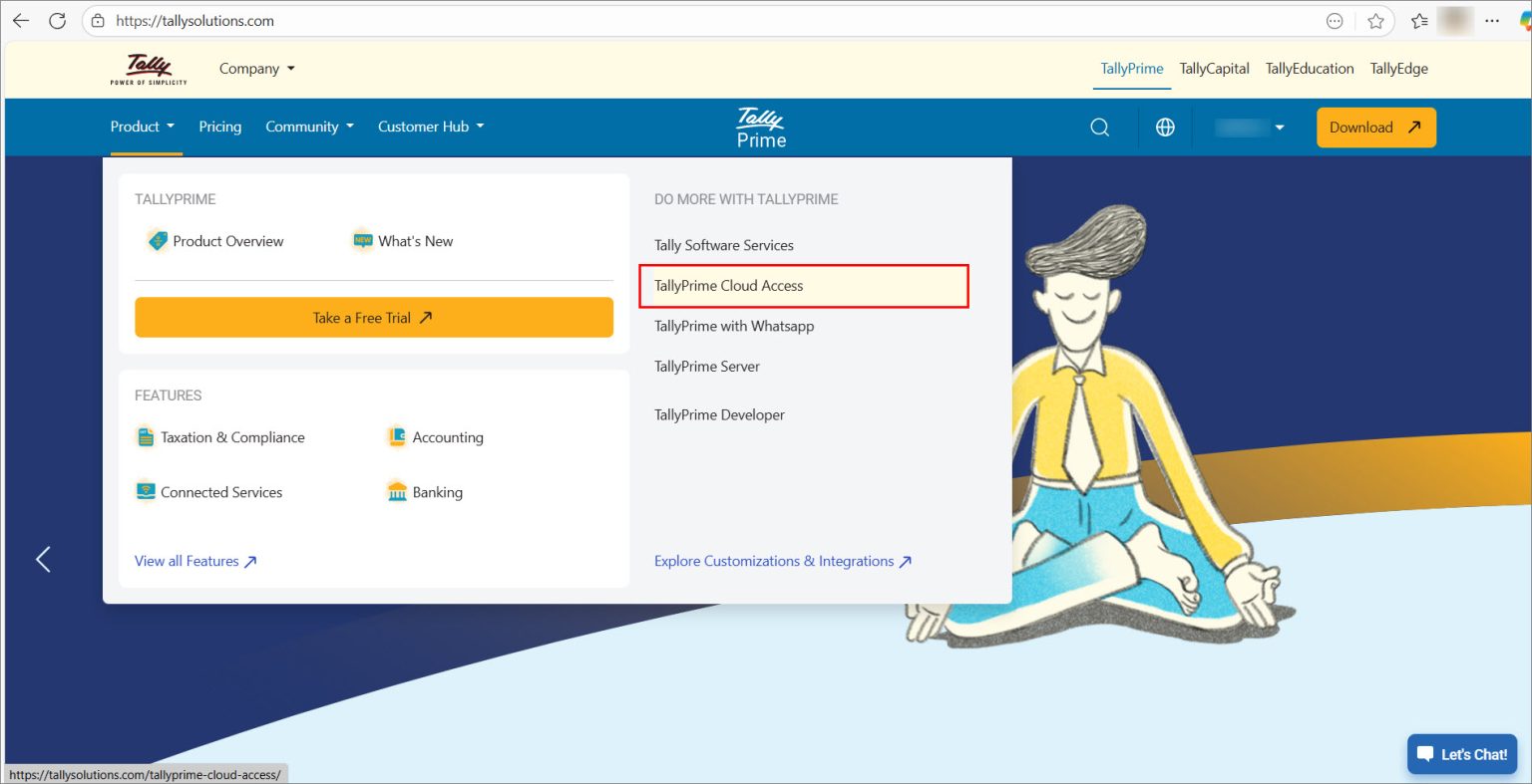 Getting Started with TallyPrime Cloud Access | TallyHelp
