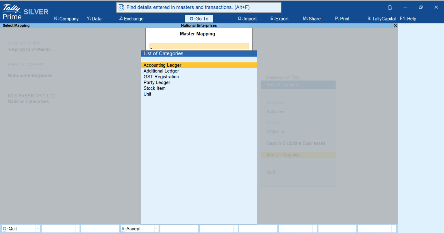 How to Use Master Mapping Report in TallyPrime | TallyHelp