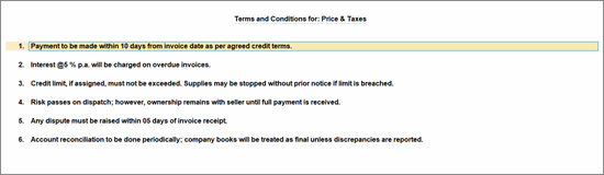 Insert Terms and Conditions