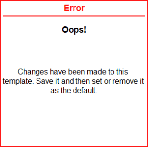 Set as default