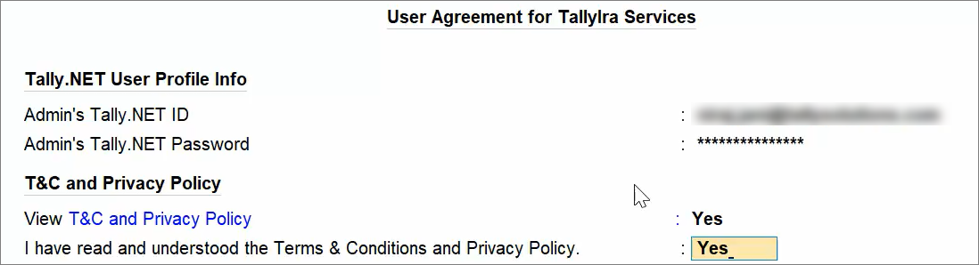 User Agreement for Docs by Ira
