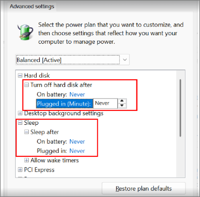 Advanced Settings