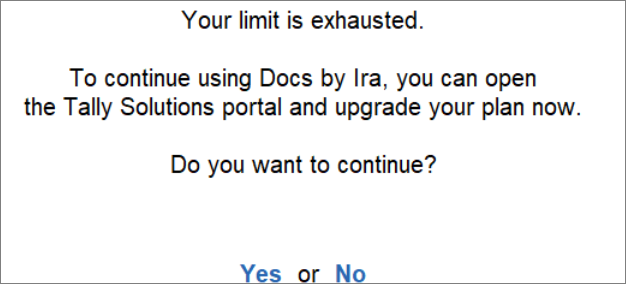 Docs by Ira Pack Exhausted While Importing Documents